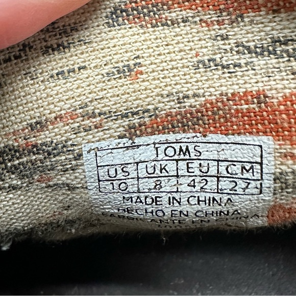 Toms Desert Wedge Lace Up Suede‎ Ankle Boot Tan Brown Heel Shoe, Size 10 - Picture 7 of 7